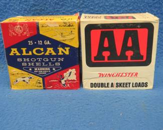 Lot 264. 50 mixed low brass 12-gauge rounds. 7.5-9 shot.