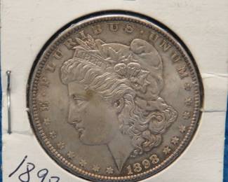 Lot 26. 1898 P Morgan silver dollar