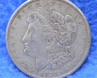 Lot 156. 1921 S Morgan silver dollar