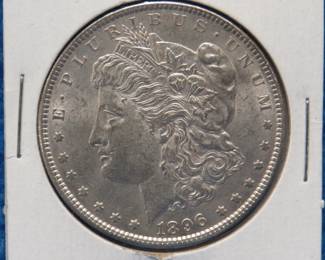 Lot 152. 1896 P Morgan silver dollar