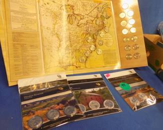 Lot 47. Four America the Beautiful 3-quarter (13 D and 13 P) in a set entitled The Formation of the Union