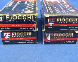 Lot 57. 200 mixed Fiocchi 380 Auto rounds