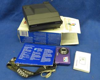 Lot 464. Polaroid Spectra 2 in the original box and a 24 mega pixel digital camera with no battery or charger.