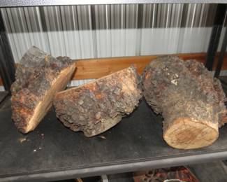 Lot 245. Three Cherry burls