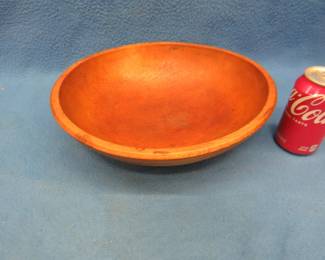 Lot 126. Wooden dough bowl. 12 1/2" x 3 1/2"