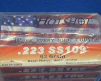 Lot 196. 100 Hotshot .223 rounds