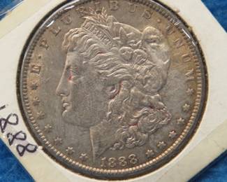 Lot 153. 1888 P Morgan silver dollar