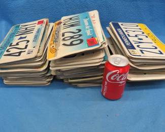 Lot 401. License plates