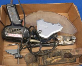 Lot 32. Weller soldering iron, hand plane, and more