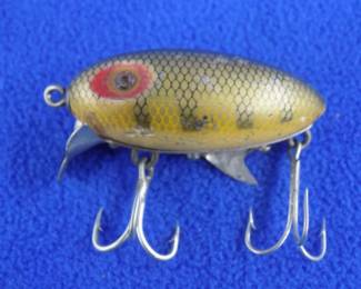 Lot 216. Vintage 2" wooden Clark's Water Scout