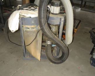 Lot 229. Performax 3400 rpm dust collection system with accessories