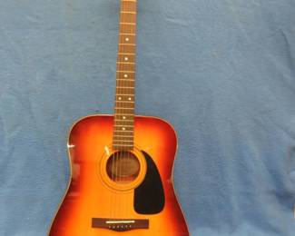 Lot 402. Fender acoustic guitar model DG-11 SB Serial #99060932 in excellent condition with a case