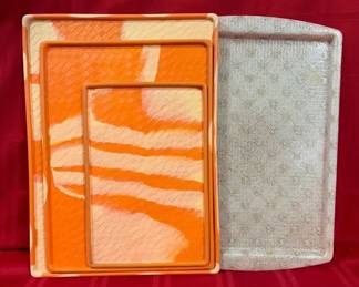 3 Unique Plastic Trays  More