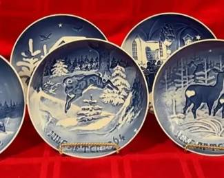 BG Bing  Grondahl Denmark Christmas Plates1960s