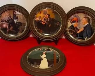 Collection of Norman Rockwell Plates