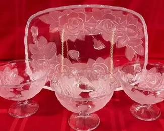 Home Beautiful 3 Bowls  Platter