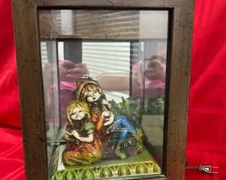 Vintage Figures In Case 