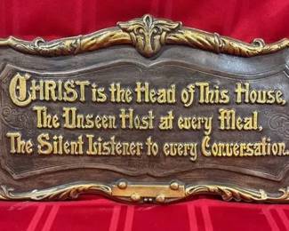 Religious Wall Plaque 