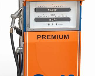 Lot 1042
Mid Century Gulf Oil Gas Pump