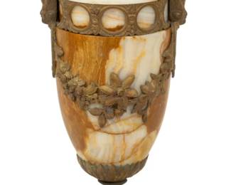 Lot 1094
French Marble and Bronze Cassolette, Ca. Early 20th C.