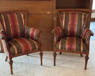 Antique French Louis XVI Style Bergere Chairs