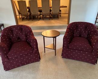 Regency Style Lounge Chairs (4)