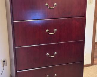 Mahogony Lateral File Cabinet