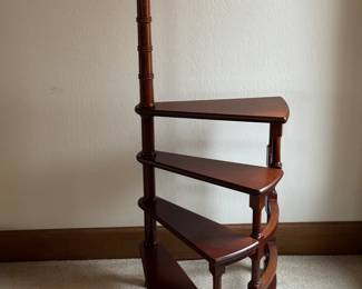 Vintage Wooden Library Stairs