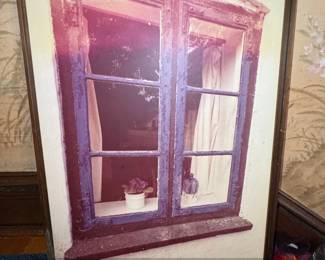 BlueTrimmed Window Print, Kyndby, Denmark