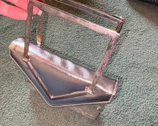 Vintage Silver Tone Geometric Handbag second image