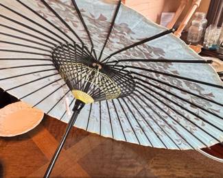 Bergdorf Goodman Paraso HandPainted Silk Parasol second image