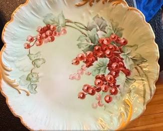 Set of Limoges HandPainted Fruit Plates fifth image