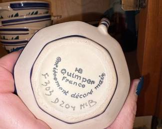 HB Quimper Faience Set third image