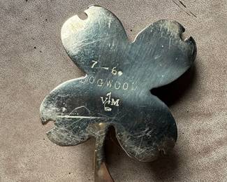 Vintage Dogwood Flower Brooch second image