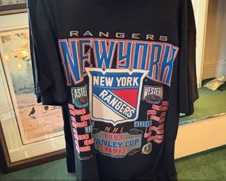 Vintage s New York Rangers NHL Stanley Cup Champions TShirt