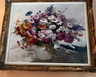 Floral Still Life Painting by Ruggles
