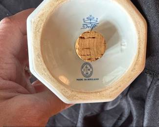 Delft Blue and White Porcelain Muffineer or Sugar Shaker third image