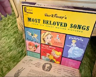 Walt Disney's Most Beloved Songs Vinyl Record 