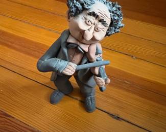 Giuseppe Cappe Figurine  Violinist