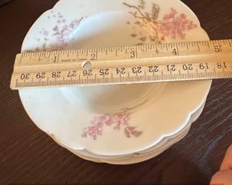 Barne, Rigoni Langlois Limoges France Dessert Plates Set of 4