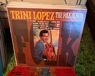 Trini Lopez The Folk Album Vinyl Record