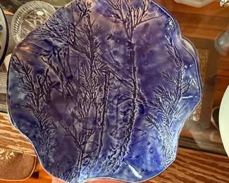 David Y. Studio Pottery Botanical Dish