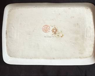 Altenburg China HandPainted Floral Rectangular Tray second image