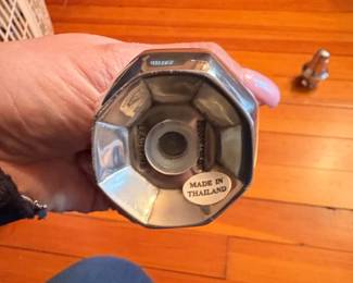 Vintage Octagonal Salt and Pepper Shakers, Made in Thailand second image