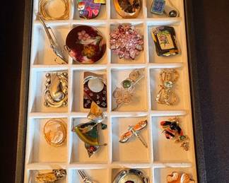 Assorted Brooches and Pins Collection