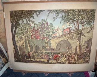 Print titled Holiday by William Hogarth