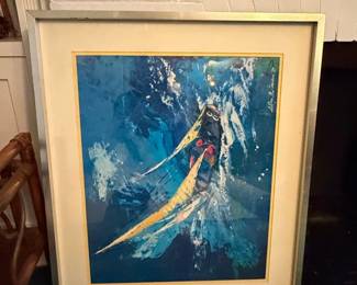 Abstract Artwork Signed B. Rose L. Jimmerson