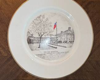 The Old Barracks Trenton, N.J. Commemorative Plate by American Decorators Inc.