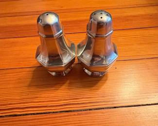 Vintage Octagonal Salt and Pepper Shakers, Made in Thailand