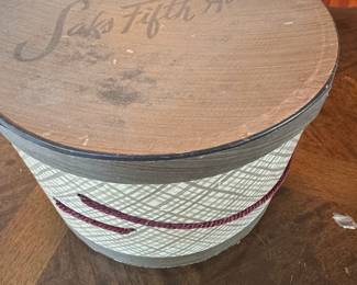Vintage Saks Fifth Avenue Hat Box